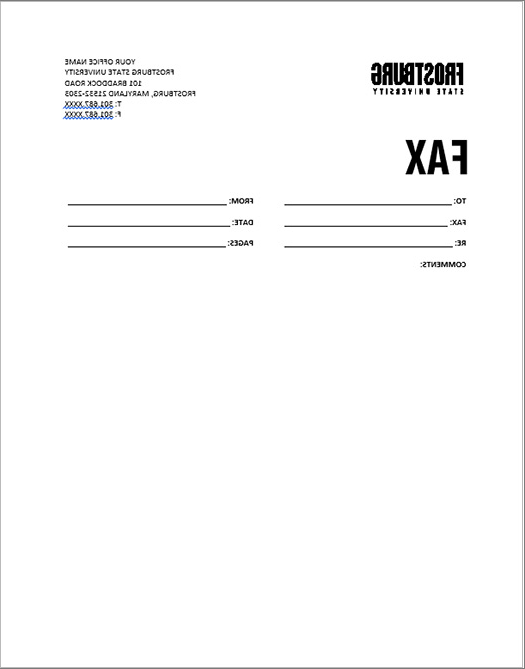 thumbnail of fax cover sheet